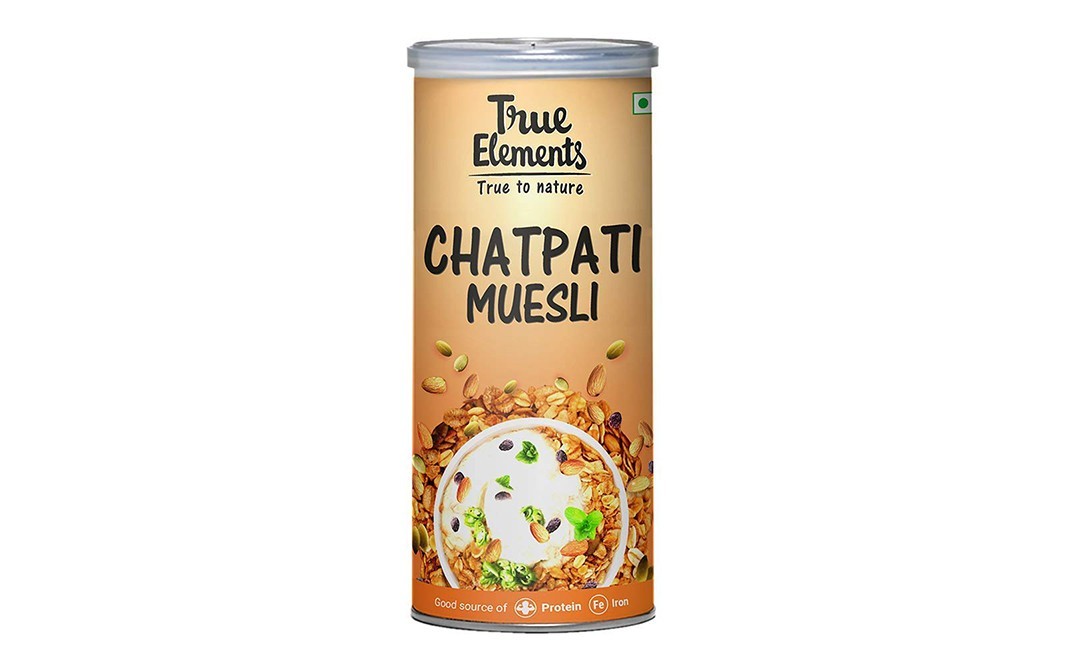 True Elements Chatpati Muesli    Jar  400 grams